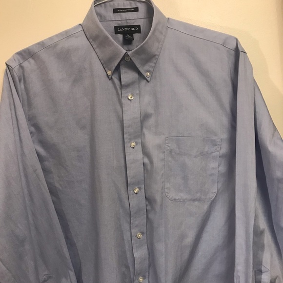 Lands' End Shirts Lands End Mens Button Down Shirt Poshmark